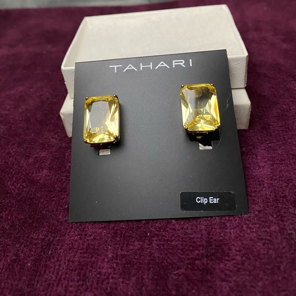 Tahari Topaz Earrings [NEW] - Picture 5 of 5